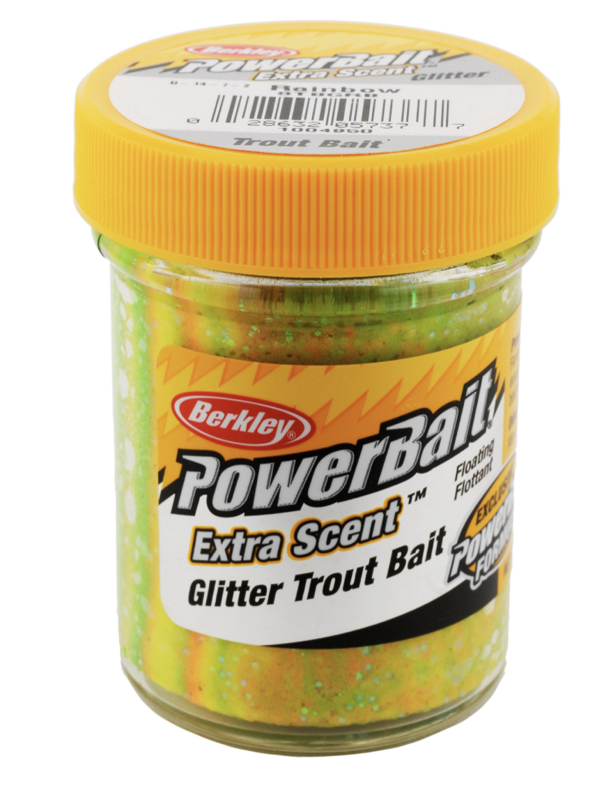 Berkley PowerBait Glitter Trout Bait ~ Rainbow - Mr FLY