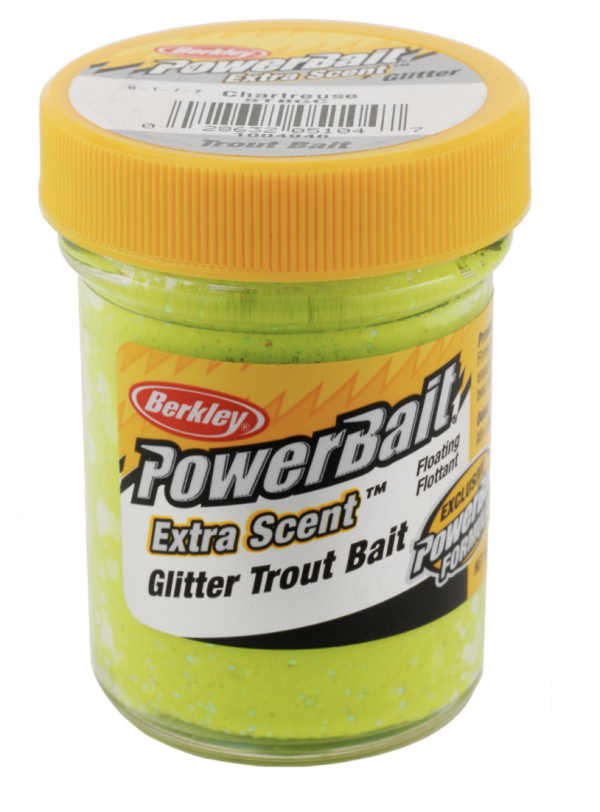 Berkley PowerBait Glitter Trout Bait ~ Chartreuse