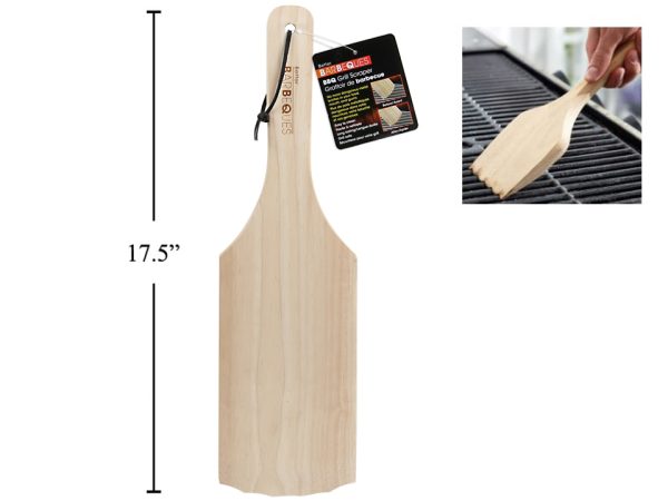 BBQ Deluxe Wooden Grill Scrapers ~ 17″L