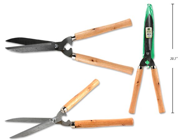 Garden Shears with Wooden Handle ~ 18.5″