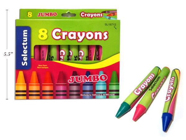 Selectum Jumbo Crayons ~ 8 per pack