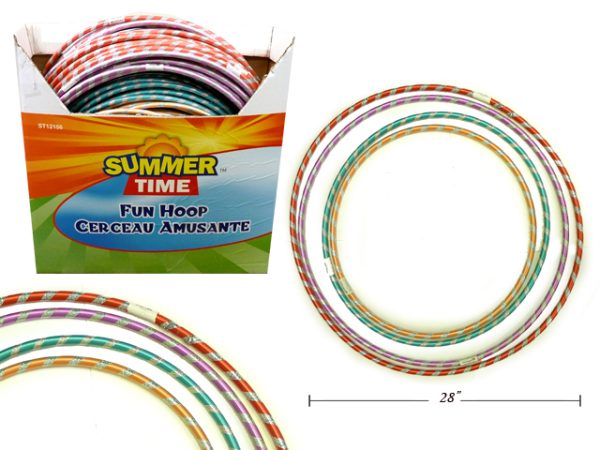 Laser Ribbon Fun Hoop ~ 4 assorted sizes