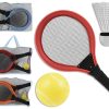Mesh Trampoline Racquet Set with Foam Handles - 21.5" ~ 4 piece set-33769
