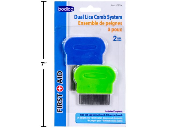 Bodico Dual Lice Combs ~ 2 per pack