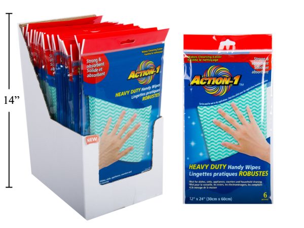 Heavy Duty Cleaning Cloths ~ 6 per pack