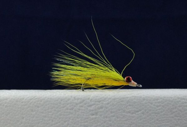 Clouser Minnow Flies – Size 2 ~ Chartreuse / Yellow