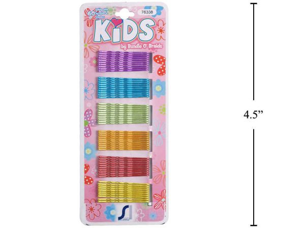 Stylin’ Kids Stain Finish Colored Bobby Pins ~ 60 per pack