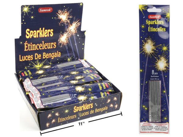 Sparklers – 8″ ~ 8 per pack