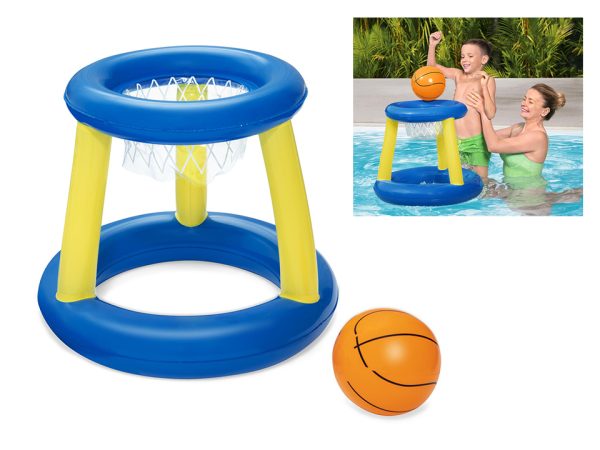 23″ Inflatable Floating Basketball Net with Ball {52418}
