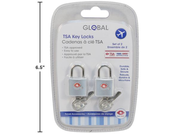 Luggage / Travel Key Lock – TSA Approved ~ 2 per pack