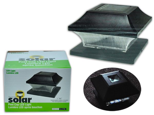 Solar LED Post Cap Light – 5-7/8″