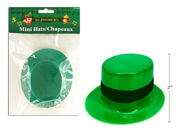 St. Patrick’s Day Mini Leprechaun Hat ~ 5 per pack
