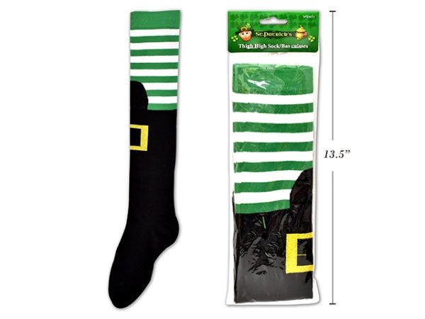 St. Patrick’s Day 25.5″ Thigh High Socks