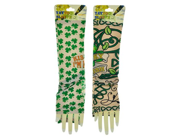 St. Patrick’s Day Fake Tattoo Sleeves ~ 2 per pack