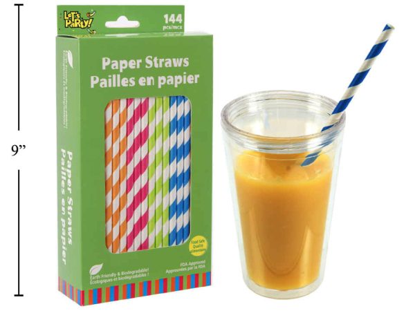 Paper Straws ~ 144 per pack