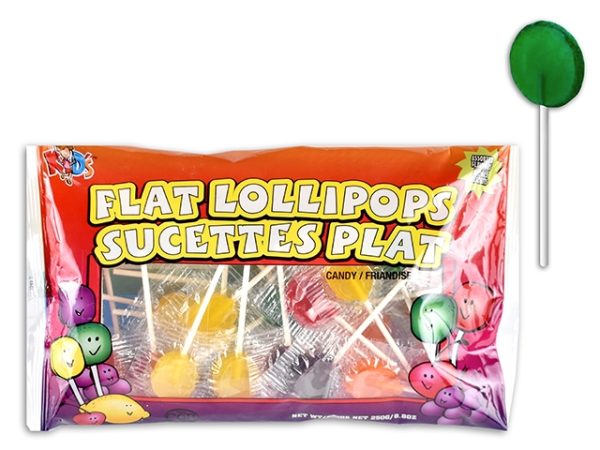 Flat Lollipops ~ 250gr bag