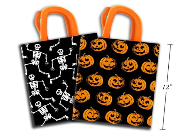 Halloween Non-Woven Coated Trick-or-Treat Bags ~ 2 per pack