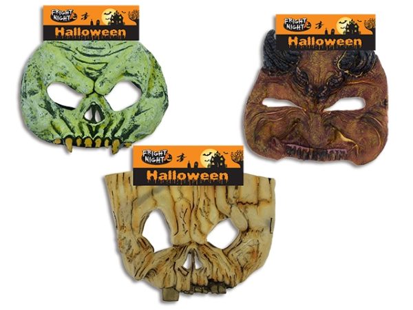 Halloween Adult PVC Scary Half Mask
