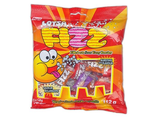 Halloween Lotsa Fizz Candy w/Sour Fizzy Powder ~ 112gr bag