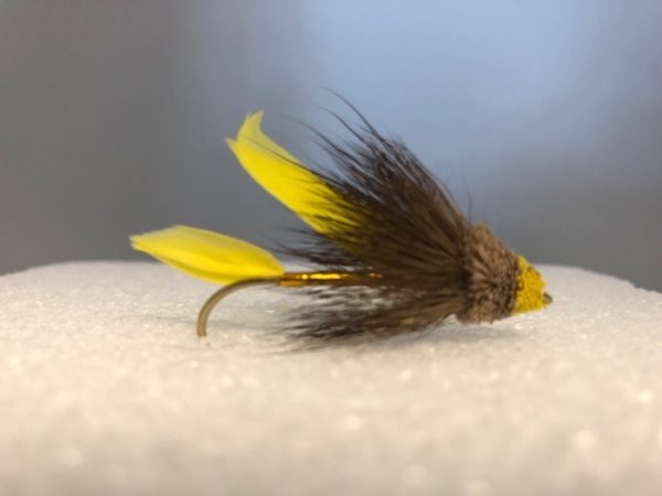 Yellow Spudler Muddler Streamer