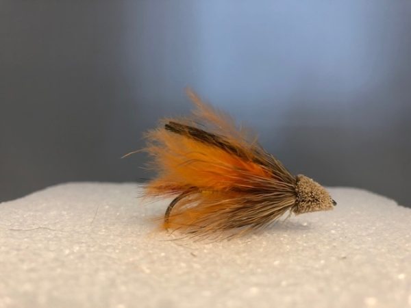 Orange Marabou Muddler Streamer