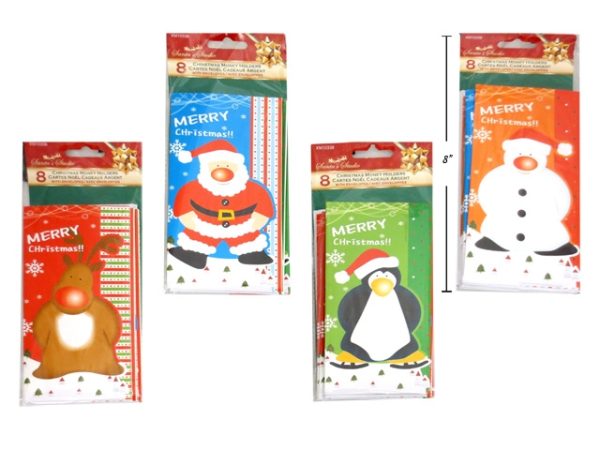 Christmas Money Card Holder ~ 8 per pack