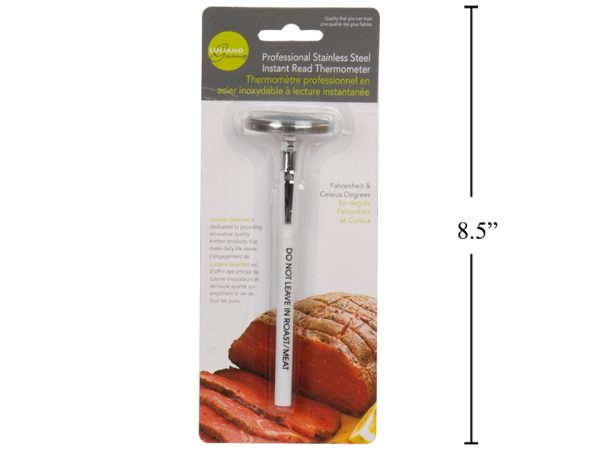 Luciano Stainless Steel Dial Instant Read Thermometer