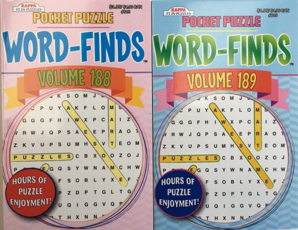 Word Find Puzzle Books ~ Digest Size