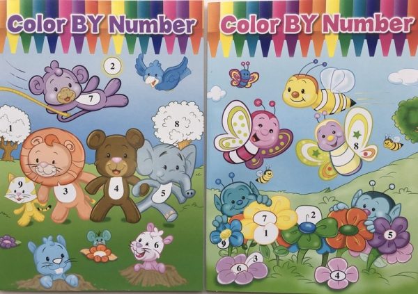 Color By Number Coloring Books