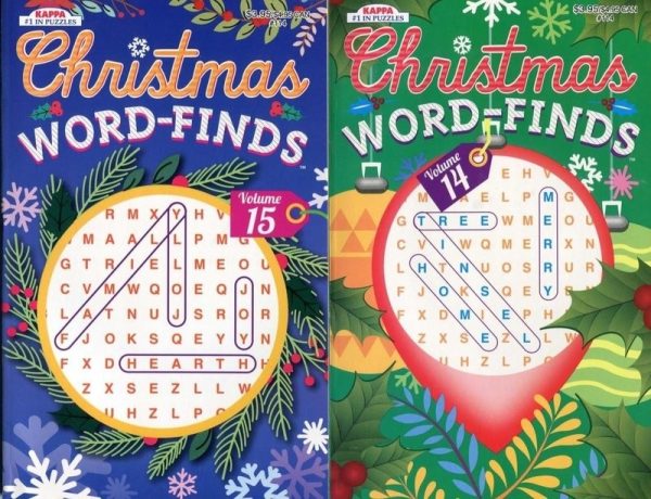 Christmas Word Find Puzzle Books ~ Digest Size