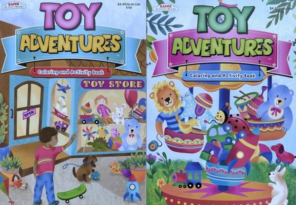 Toy Adventures Coloring Book