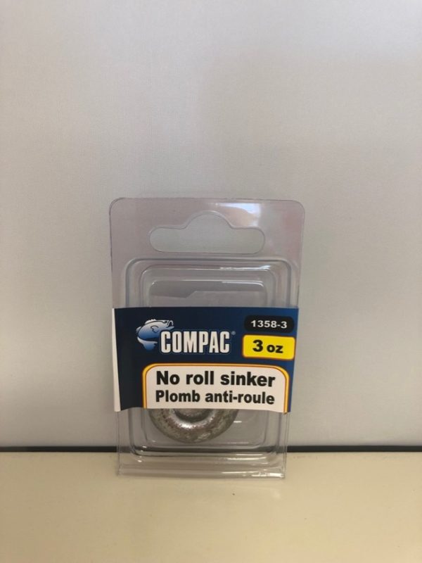 Compac No Roll {Tidal Flat} Sinkers ~ 3oz weight