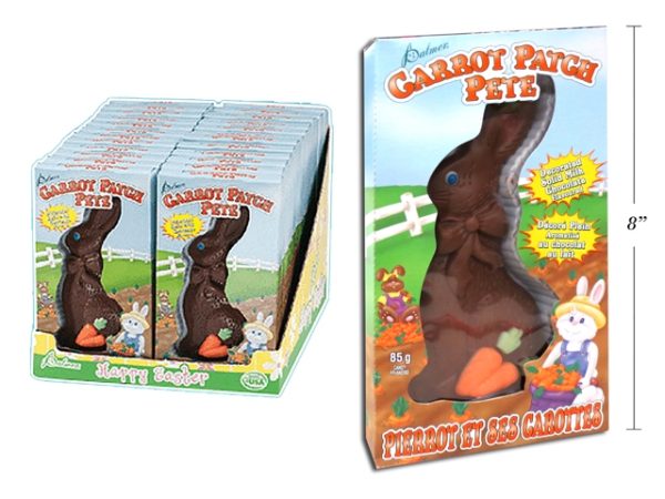 Easter Palmer Carrot Patch Pete Chocolate Bunny ~ 85gram