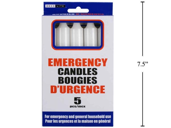 Emergency Candles 6.5″ ~ 5 per pack