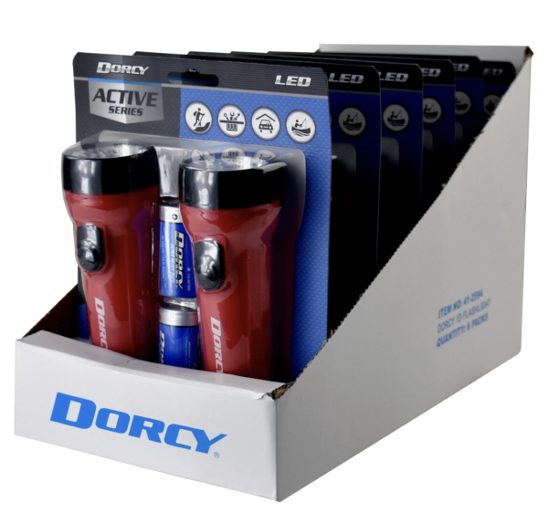 Dorcy LED Plastic Flashlight Combo Pack