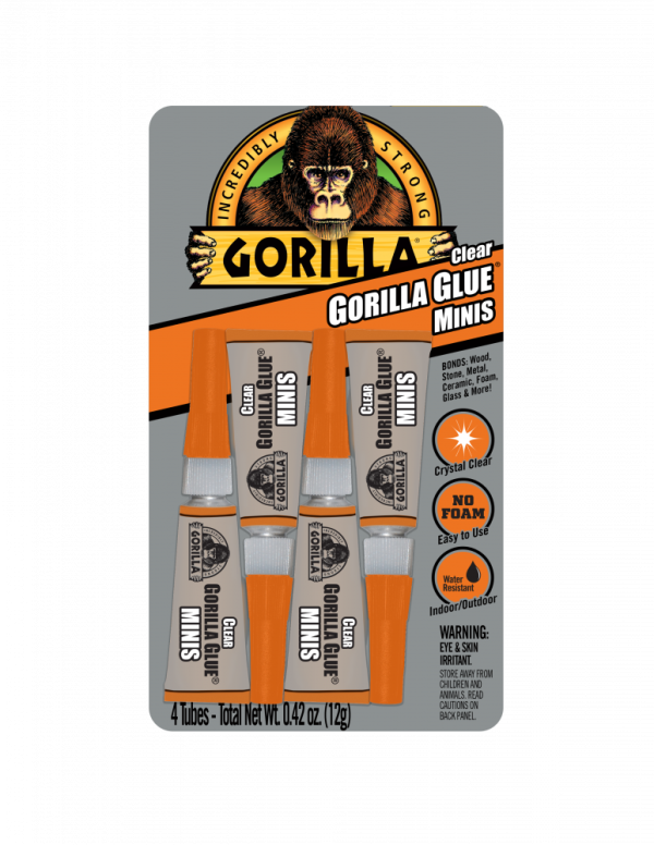 Gorilla Glue Minis – Clear ~ 4 x 3gr Tubes