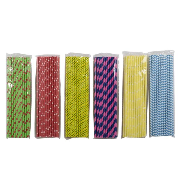 Flexible Paper Straws ~ 20 per pack