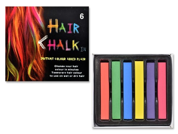 Halloween Hair Chalk ~ 6 per pack
