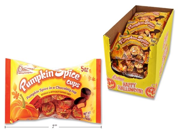 Halloween Pumpkin Spice Cups ~ 128gram bag
