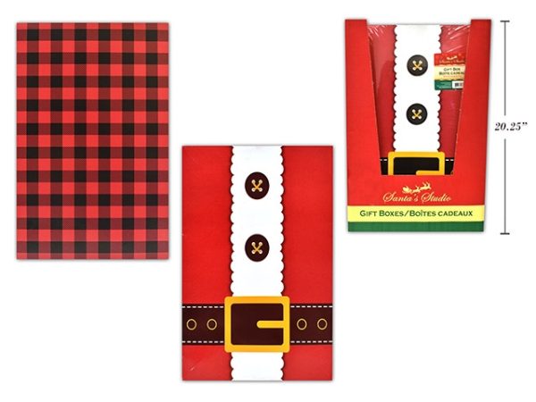 Christmas Jumbo Folding Gift Box – 20″ x 14″ x 4″ ~ 1/pk