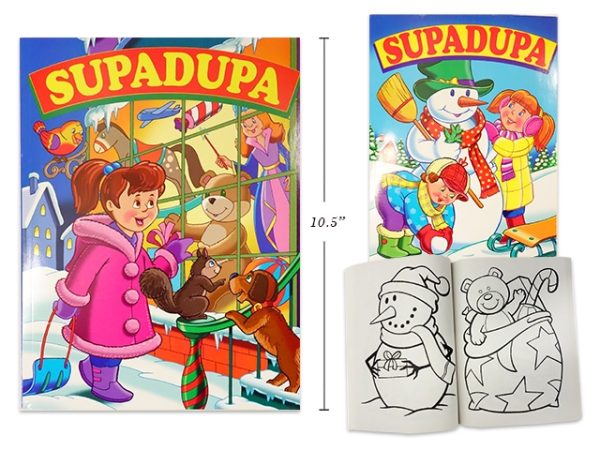 Christmas Supadupa Coloring Book ~ 256 pages