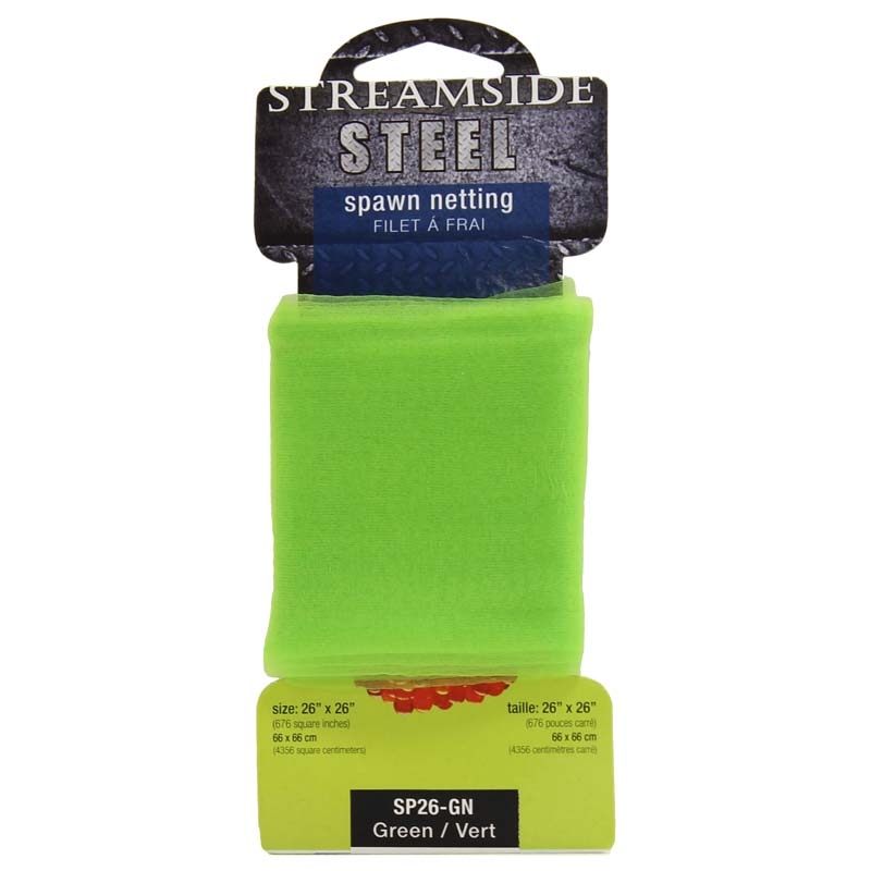 Streamside Steel Spawn Netting - 26 x 26 ~ GREEN