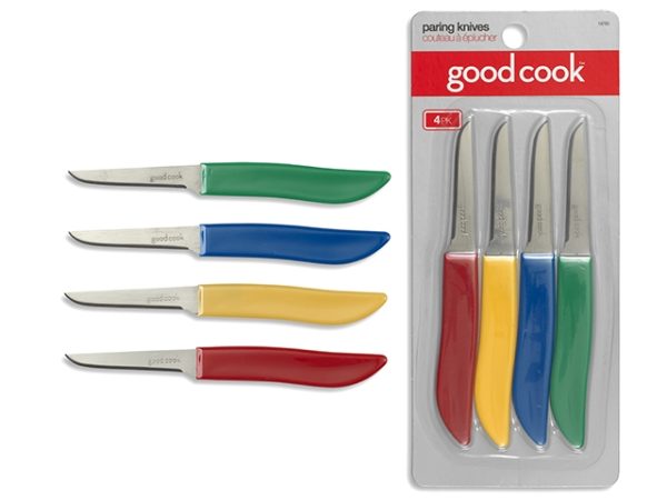 Good Cook Quick Paring Knife Set ~ 4 per pack