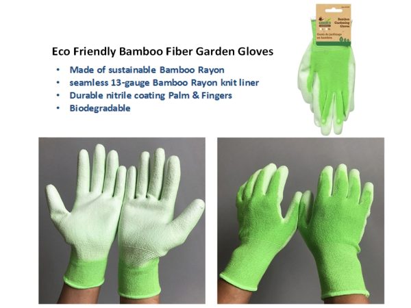 Eco Friendly Bamboo Fiber Gardening Gloves