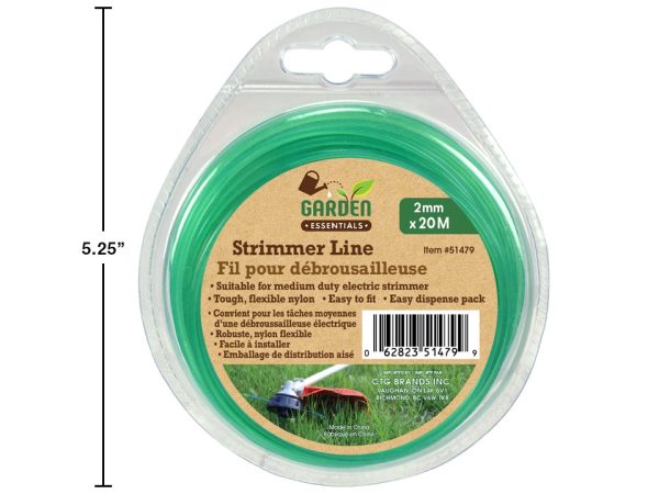 Trimmer Line (Green) ~ 2mm x 20M (65′)