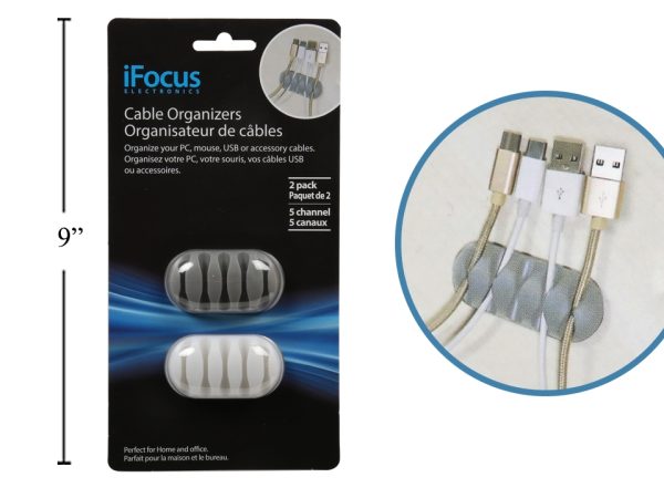 iFocus Silicone Cable Organzier ~ 2 per pack