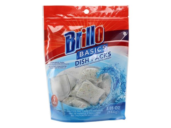 Brillo Dishwasher Detergent Pods ~ 9 per pack