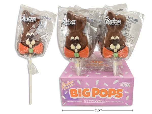 Easter Bunny Double Crisp Big Pops – 85gr ~ 18 per display