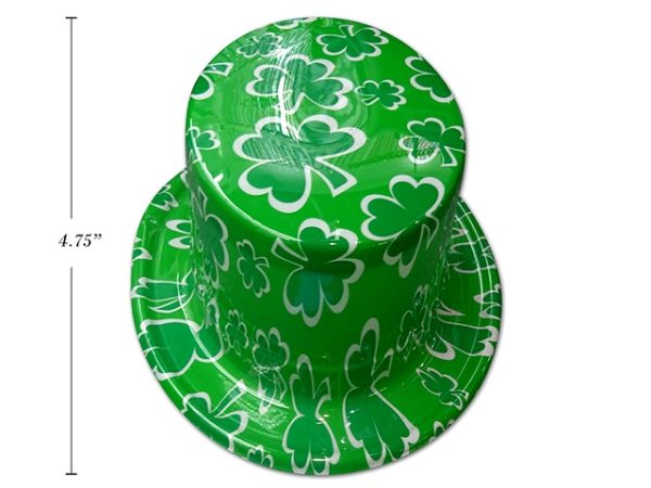 St. Patrick’s Day Shamrock Printed PVC Leprechaun Hat