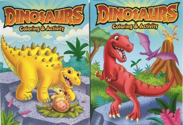 Dinosaur Fun Coloring Books